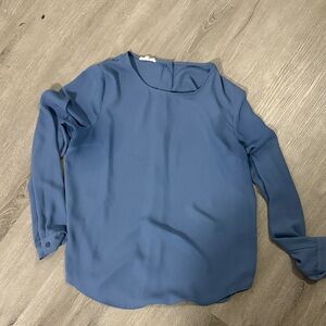 Elegant Blue Women's Top